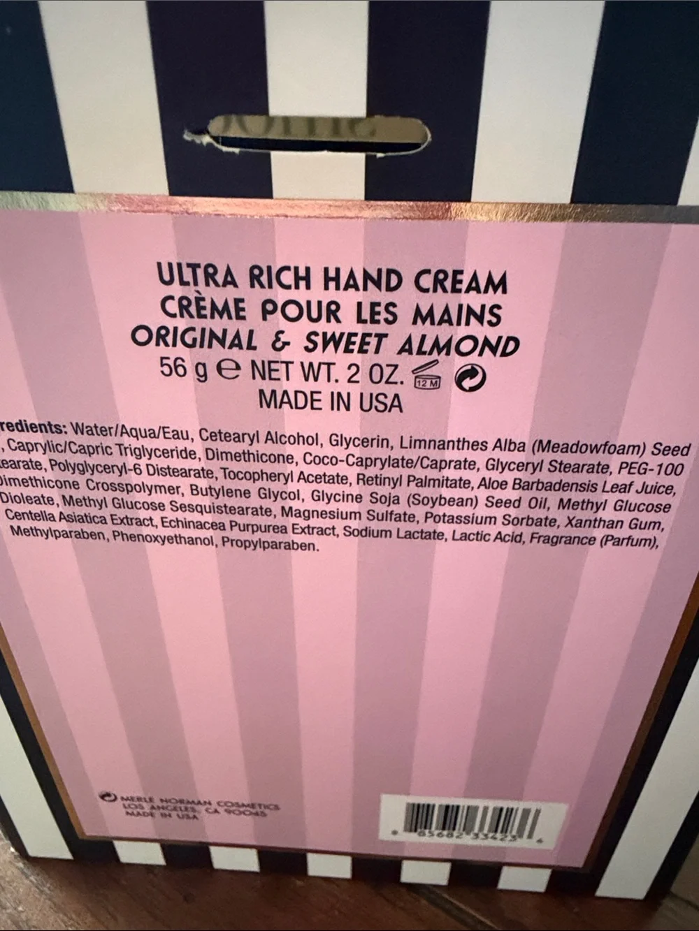 Merle Norman Ultra Rich Hand Cream Set - Original and sweet almond